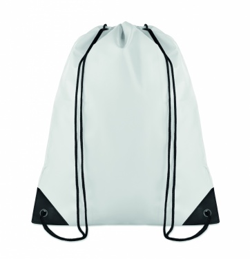 Logo trade promotional gift photo of: 190T Polyester drawstring bag