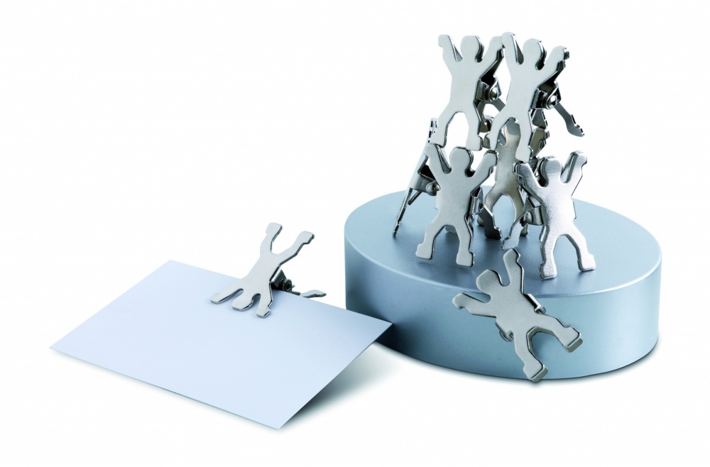 Logo trade promotional gift photo of: Magnetic clips with base