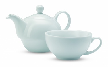Logo trade promotional giveaway photo of: Teapot and cup set 400 ml