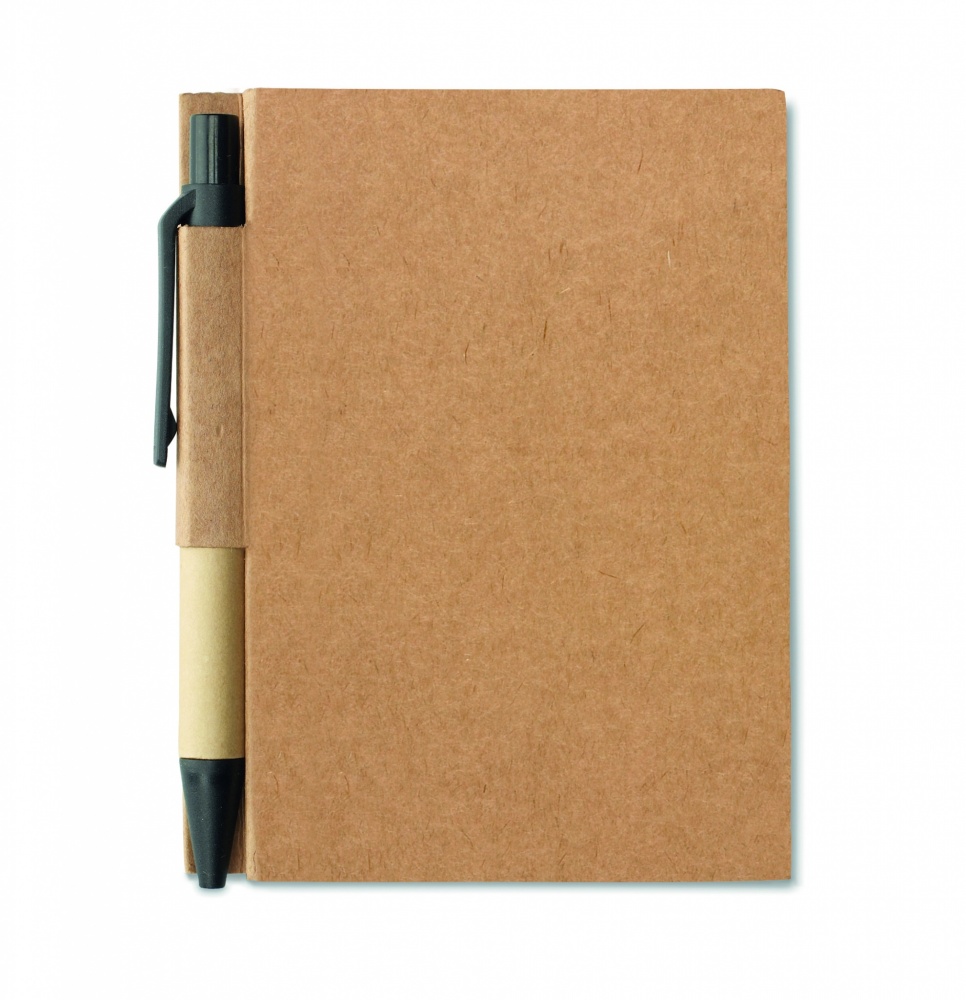 Logotrade promotional merchandise photo of: Recycled notebook with pen