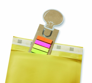 Logotrade promotional product image of: Bookmark with sticky memo pad
