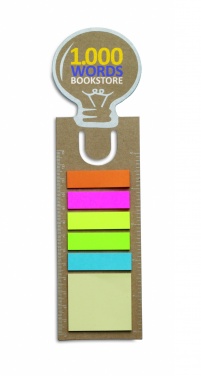 Logotrade promotional giveaway picture of: Bookmark with sticky memo pad