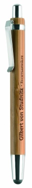 Logotrade promotional items photo of: Ball pen in ABS and bamboo