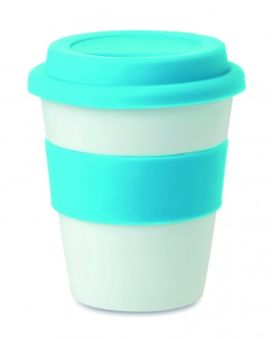 Logo trade promotional items image of: PP tumbler with silicone lid