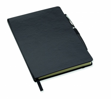 Logo trade promotional products picture of: A5 notebook with pen 72 lined