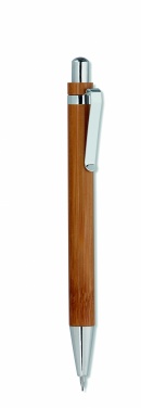 Logotrade promotional gifts photo of: Bamboo pen and pencil set