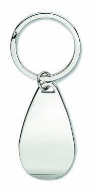 Logo trade promotional gifts picture of: Bottle opener key ring Tornio