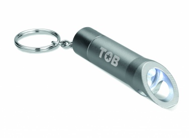 Logo trade business gift photo of: Metal torch key ring Ylivieska