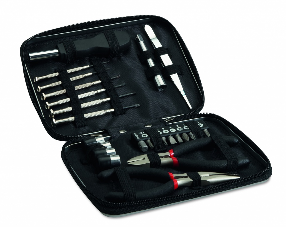 Logotrade promotional gifts photo of: 26 pcs tool in aluminium case