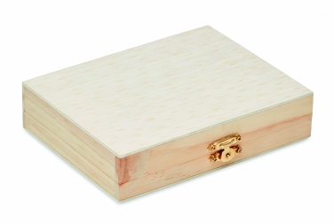 Logo trade corporate gifts image of: Painting set in wooden box