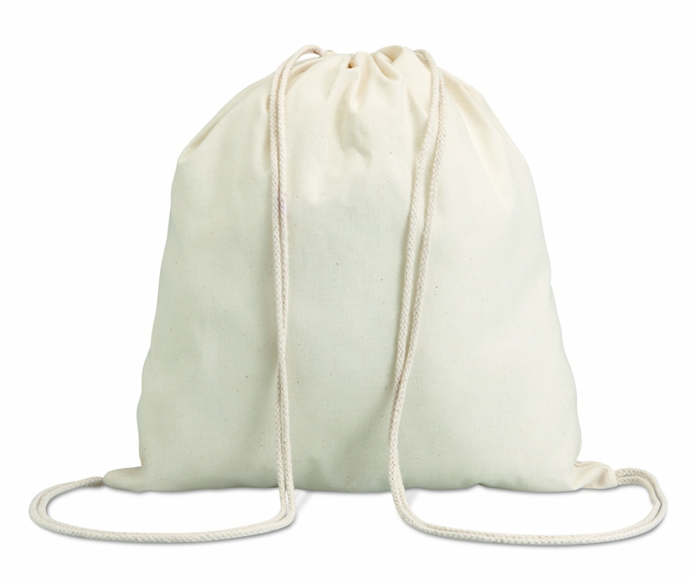 Logo trade promotional product photo of: 100gr/m² cotton drawstring bag