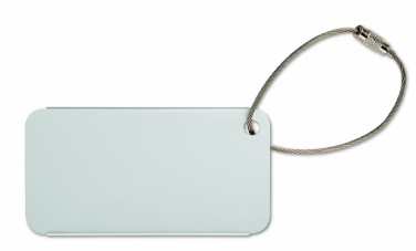 Logo trade promotional gifts picture of: Aluminium luggage tag