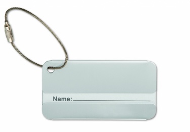 Logo trade promotional products picture of: Aluminium luggage tag