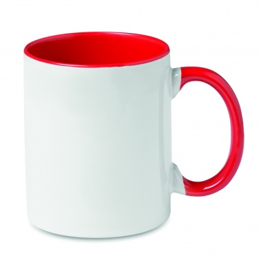 Logo trade promotional giveaway photo of: Coloured sublimation mug