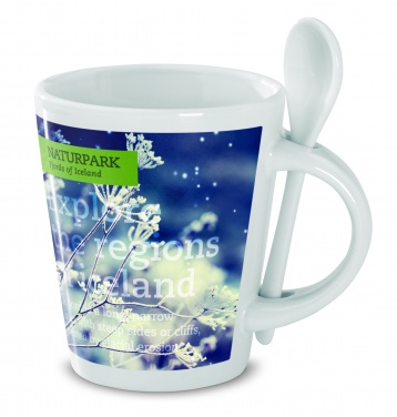 Logotrade corporate gift picture of: Sublimation mug with spoon
