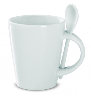 Logo trade corporate gifts picture of: Sublimation mug with spoon