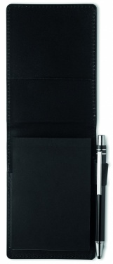 Logotrade promotional giveaways photo of: A7 notepad in PU pouch w/pen