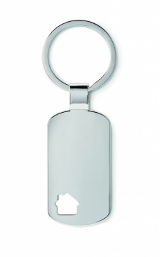 Logotrade promotional item picture of: Key ring with house detail Jelgava