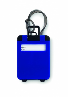 Logo trade promotional giveaways picture of: Luggage tags plastic
