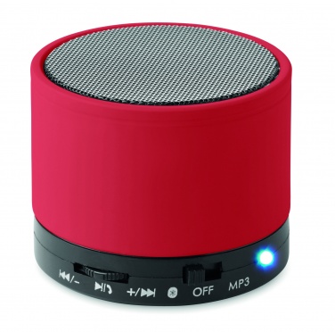 Logotrade promotional giveaway image of: Round wireless speaker