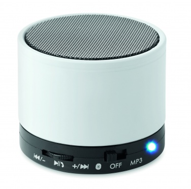 Logotrade business gifts photo of: Round wireless speaker