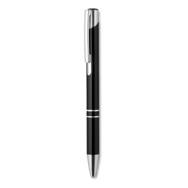 Logo trade promotional items image of: Push button aluminium pen BERN