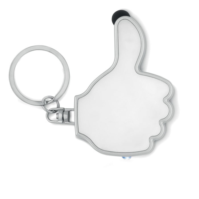 Logotrade promotional item image of: Thumbs up led light w/key ring Valmiera