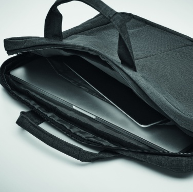 Logo trade promotional giveaways picture of: Laptopbag in 360D polyester