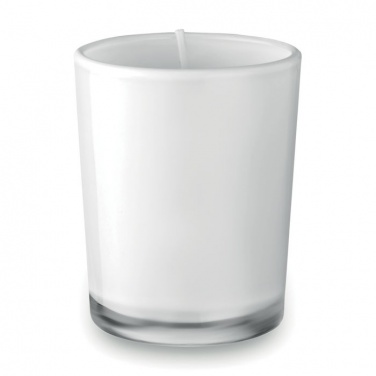 Logo trade corporate gifts image of: Scented candle in glass