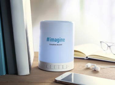 Logo trade promotional gifts image of: Touch light wireless speaker