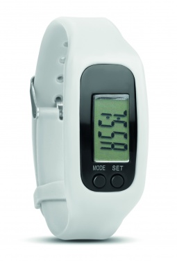 Logo trade promotional gifts image of: Pedometer bracelet FIT SET