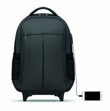 Logo trade promotional giveaways image of: Trolley backpack in 360D