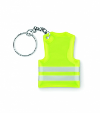 Logotrade promotional item image of: Key ring with reflecting vest Jekabpils