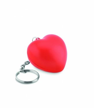 Logo trade promotional item photo of: Key ring with PU heart Ogre