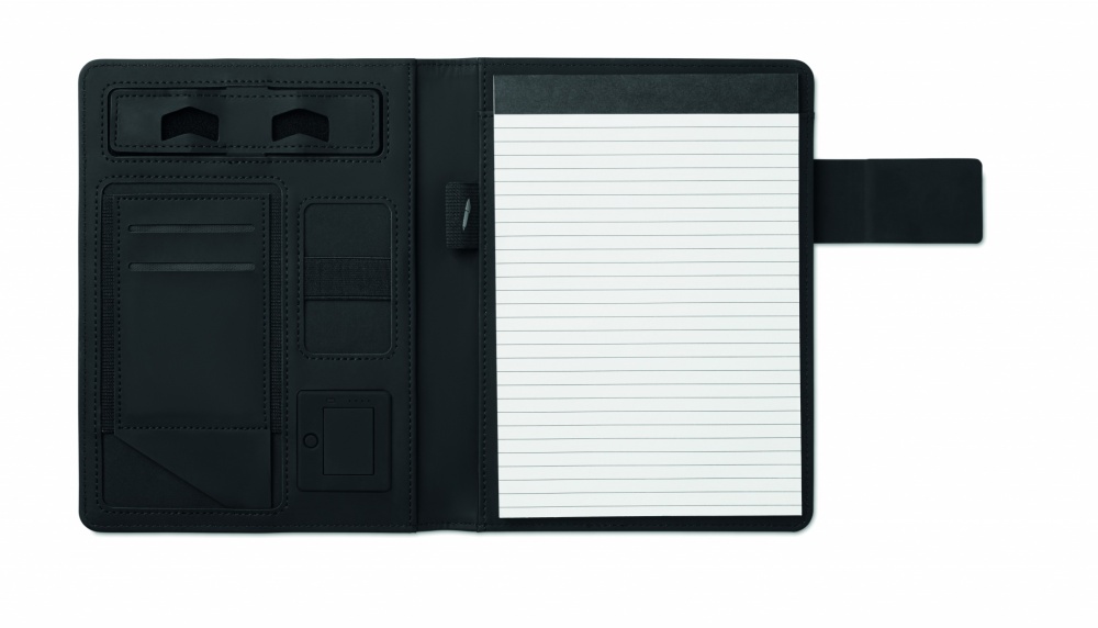 Logotrade advertising product image of: A5 folder with power bank