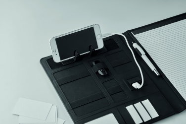 Logotrade promotional giveaways photo of: A4 folder with power bank