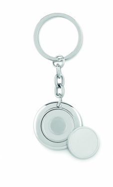 Logotrade advertising product picture of: Key ring with token Cēsis