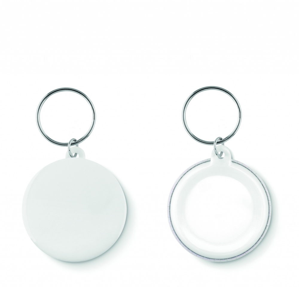 Logotrade promotional merchandise photo of: Small pin button key ring Tukums