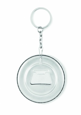 Logotrade promotional gift image of: Key ring with bottle opener Madona