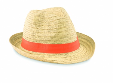 Logo trade promotional items picture of: Paper straw hat