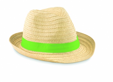 Logo trade advertising products image of: Paper straw hat