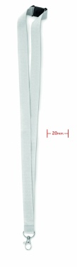 Logotrade promotional giveaways photo of: Lanyard with metal hook 20 mm