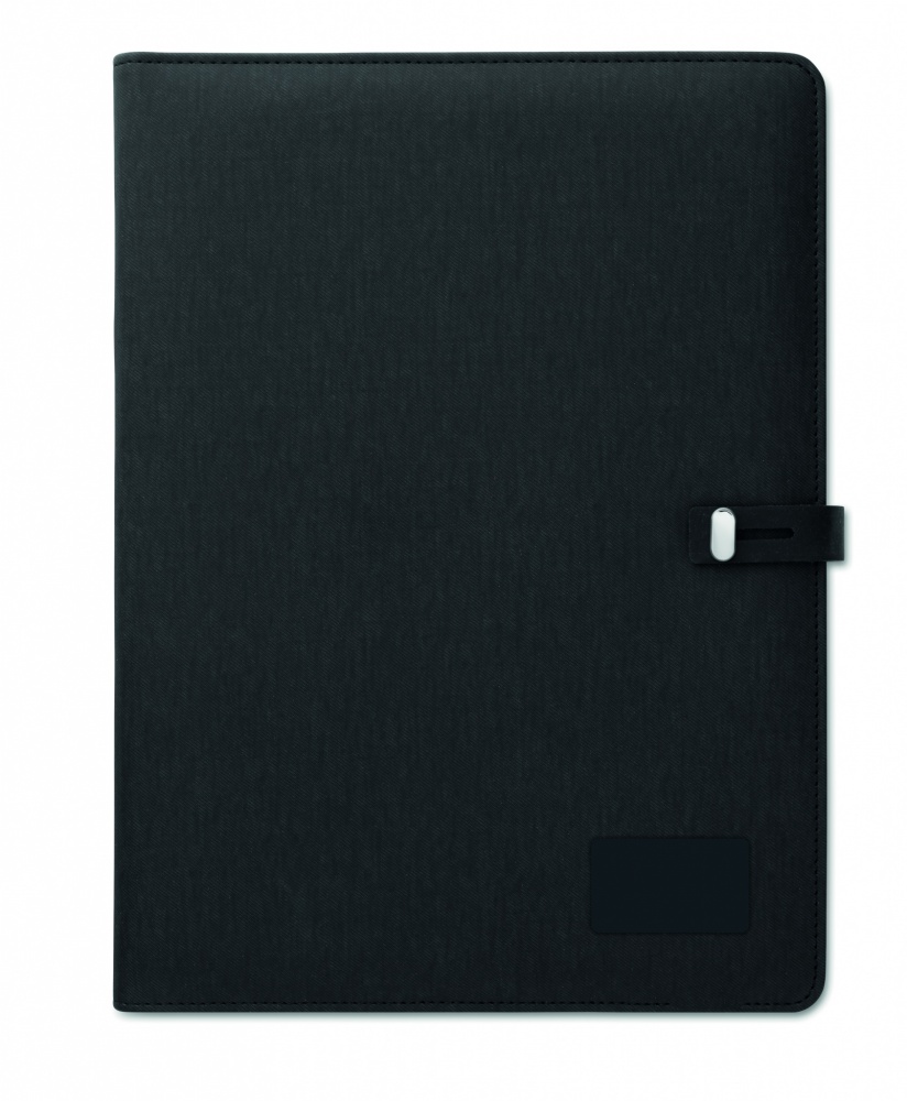 Logo trade advertising products picture of: A4 folder w/wireless charger5W