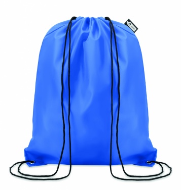 Logo trade promotional giveaways picture of: 190T RPET drawstring bag