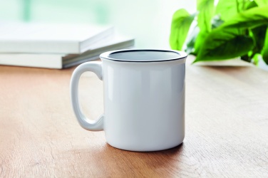 Logo trade promotional giveaways picture of: Sublimation ceramic mug 240ml