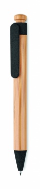 Logo trade promotional merchandise photo of: Bamboo/Wheat-Straw ABS ball pen
