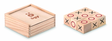 Logo trade corporate gifts picture of: Wooden tic tac toe