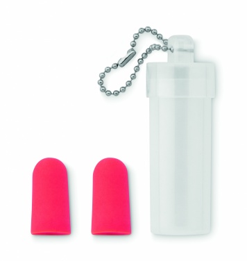 Logo trade promotional merchandise picture of: Earplug set in plastic tube