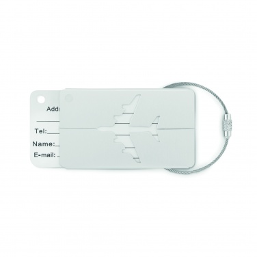 Logotrade promotional giveaway image of: Aluminium luggage tag