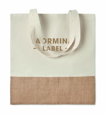Logo trade business gifts image of: 160gr/m² cotton shopping bag